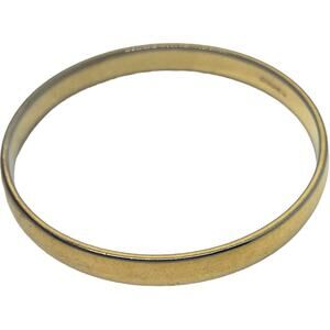 Vintage Monet Gold Tone Bangle Bracelet Classic 80s Minimalist Designer